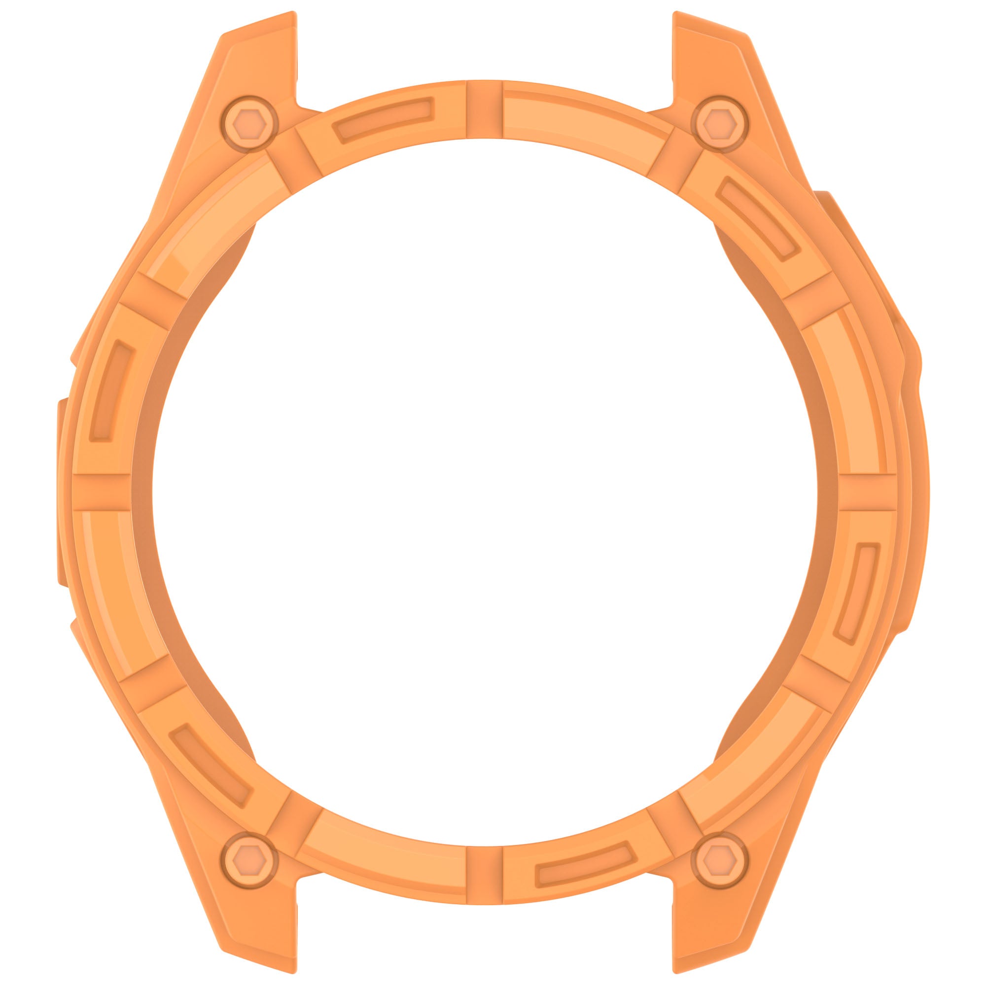 Coque TPU résistante Garmin Quatix 8 - 51mm (orange)