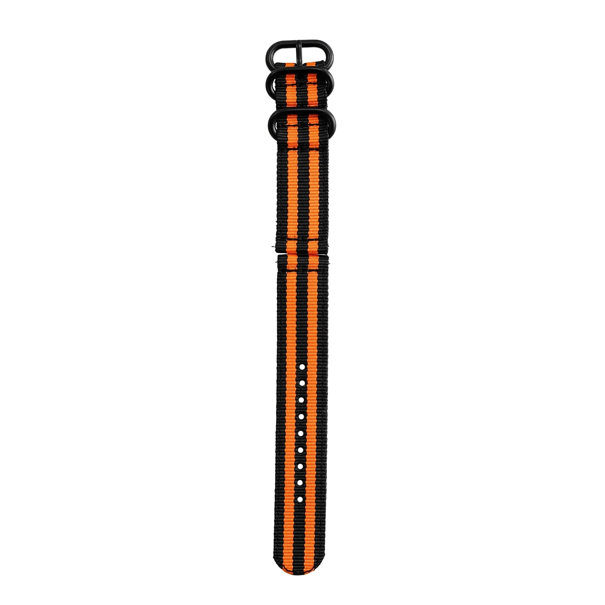 Bracelet nylon avec boucle OnePlus Watch 3 - 46mm (noir/orange)