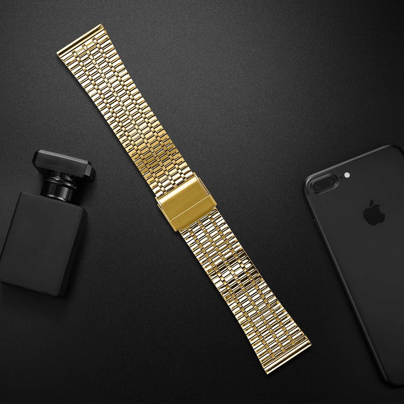 Bracelet acier fine Amazfit GTR Mini (or)