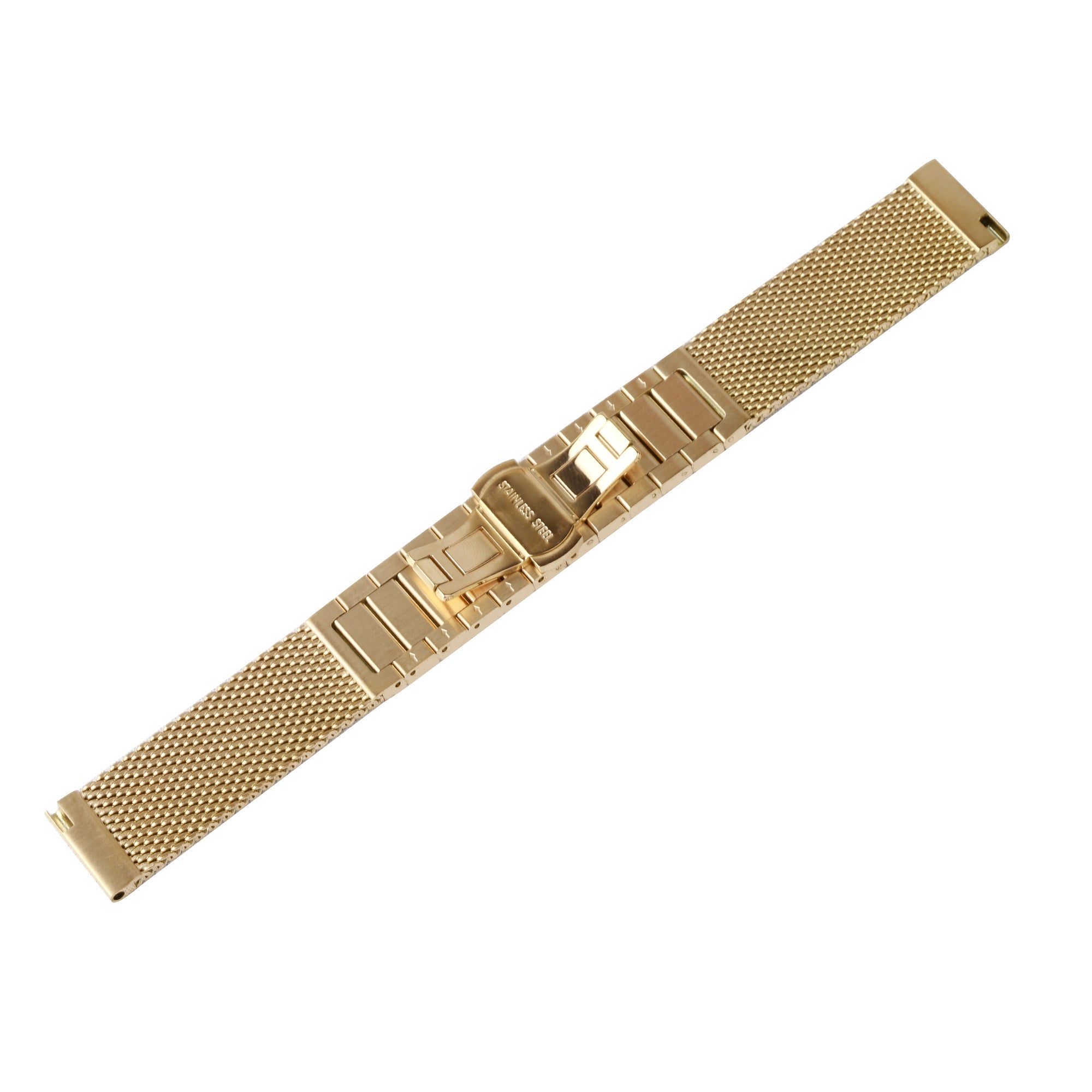 Bracelet acier Milanais Samsung Gear S3 (or)