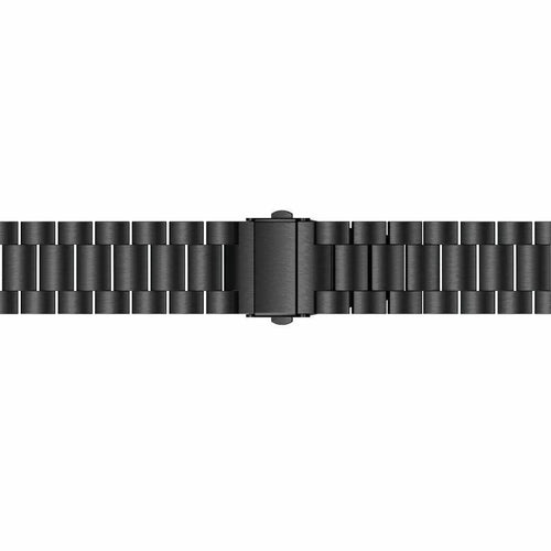 Steel Strap, black, laid flat, joined, direct top view