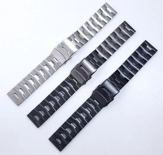 Bracelet titane grain Oppo Watch X3 (noir)