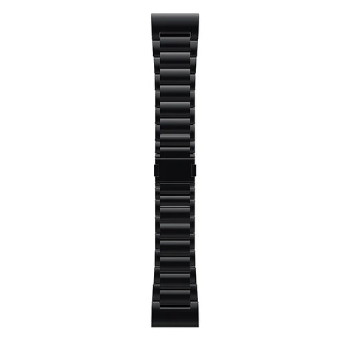 Magnetic Titanium Strap, black, laid flat, joined, direct top view