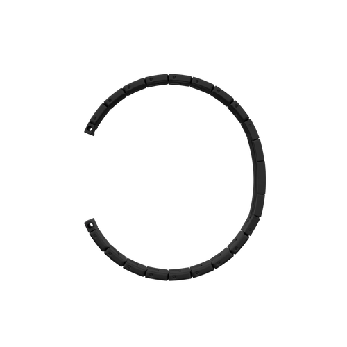 Bracelet titane granulé Coros Apex 2 Pro (boucle plate) (graphite)