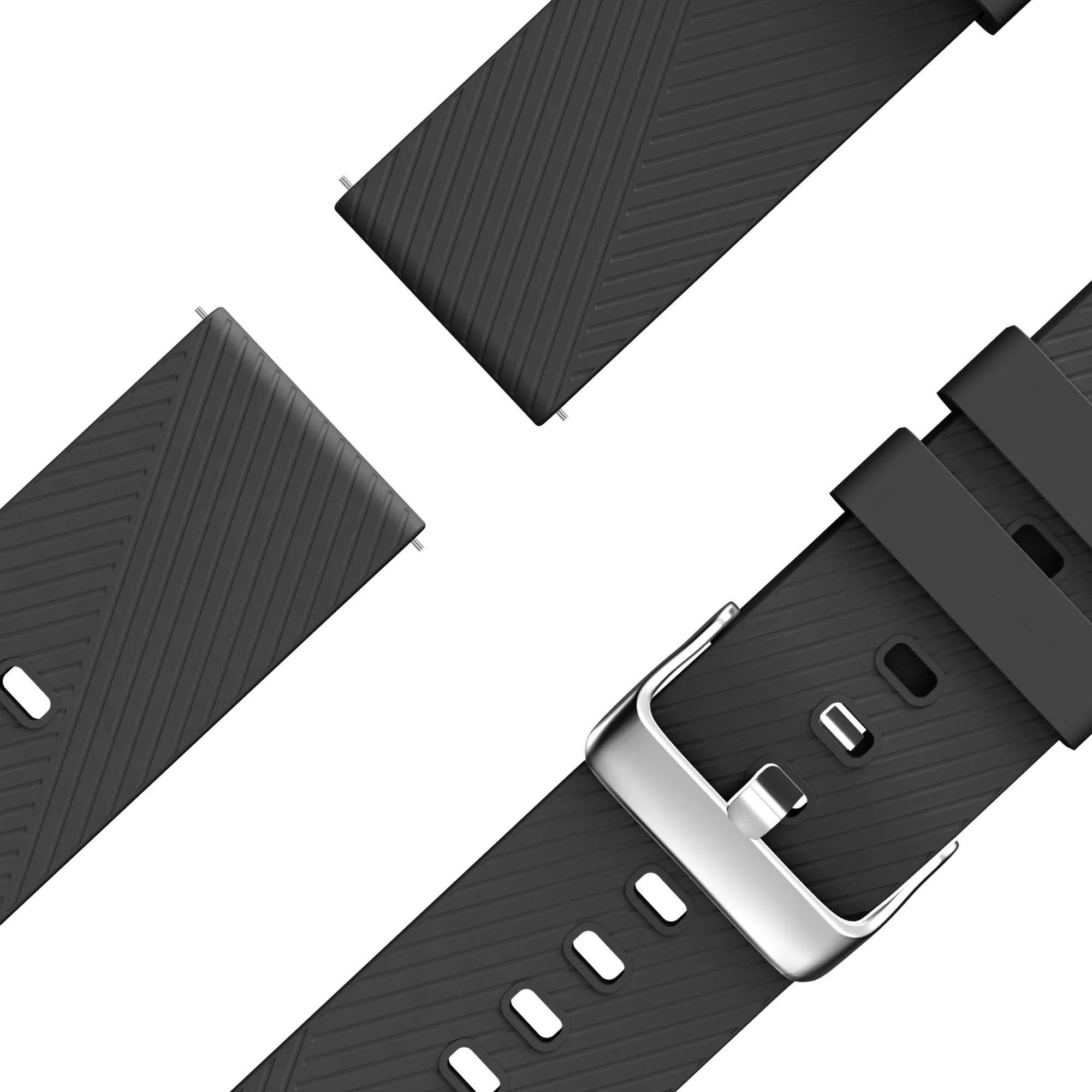 Bandz Bracelet silicone 'Deluxe' Amazfit Cheetah 2 Pro (noir)