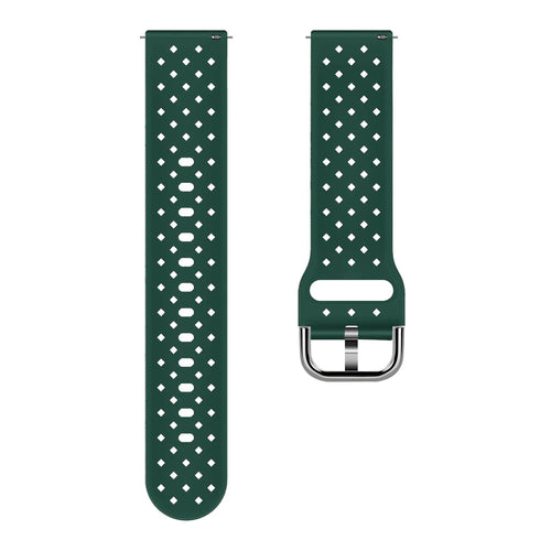 Bracelet silicone tressé Amazfit Active (vert foncé)