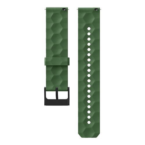 Withings ScanWatch 2 - 42mm Silicone Hexa Strap (Army Green)