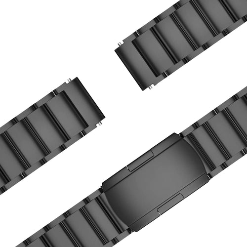 Bandz Bracelet titane Garmin Vivoactive 4s (noir)