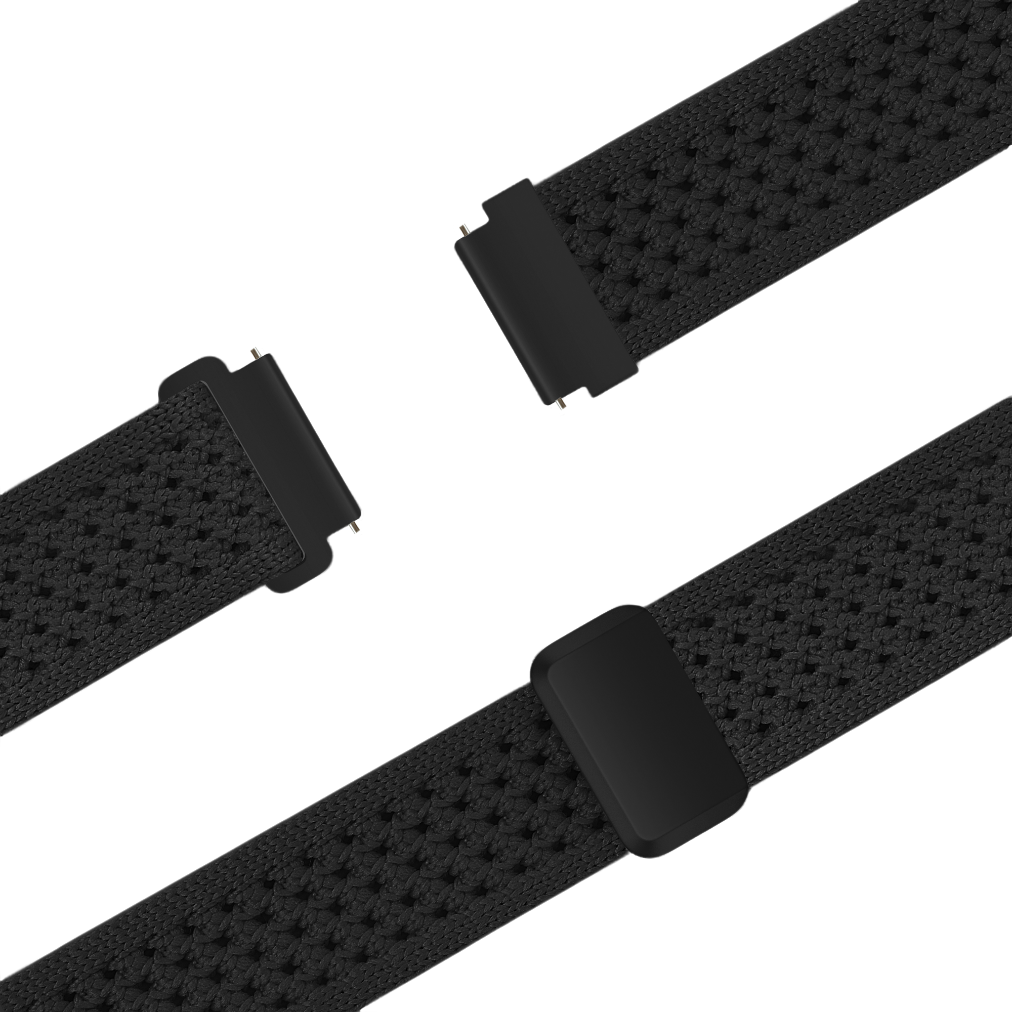 Bandz Bracelet nylon Vintage Withings ScanWatch Light (noir)