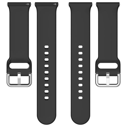 Coros Nomad Silicone Buckle Strap (Black)