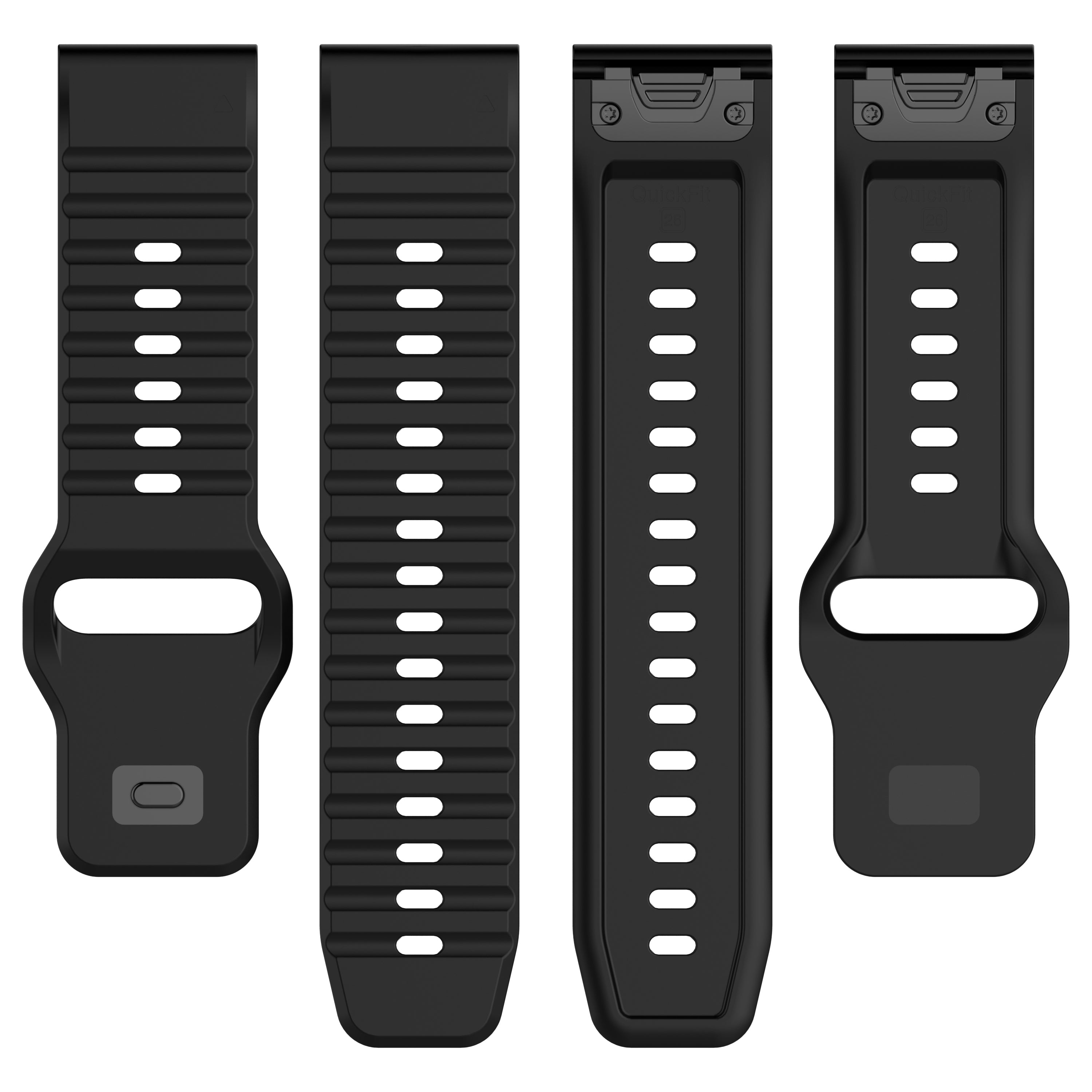Bracelet silicone outdoor Garmin Tactix 8 - 51mm (noir)