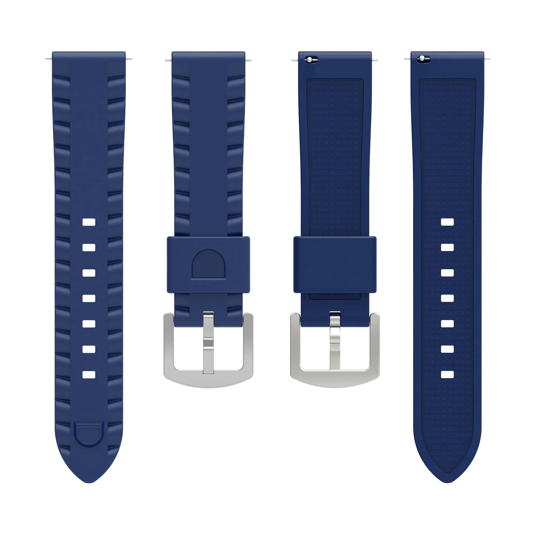 Stahlgear Zeus Wave Silicone Strap (Dark Blue)