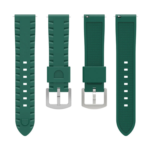 Bracelet silicone ondulé Stahlgear Zeus (vert)