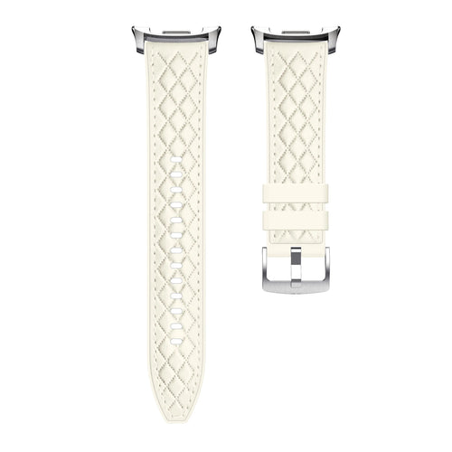 Bracelet cuir hybride diamond Samsung Galaxy Watch 8 Classic (beige)