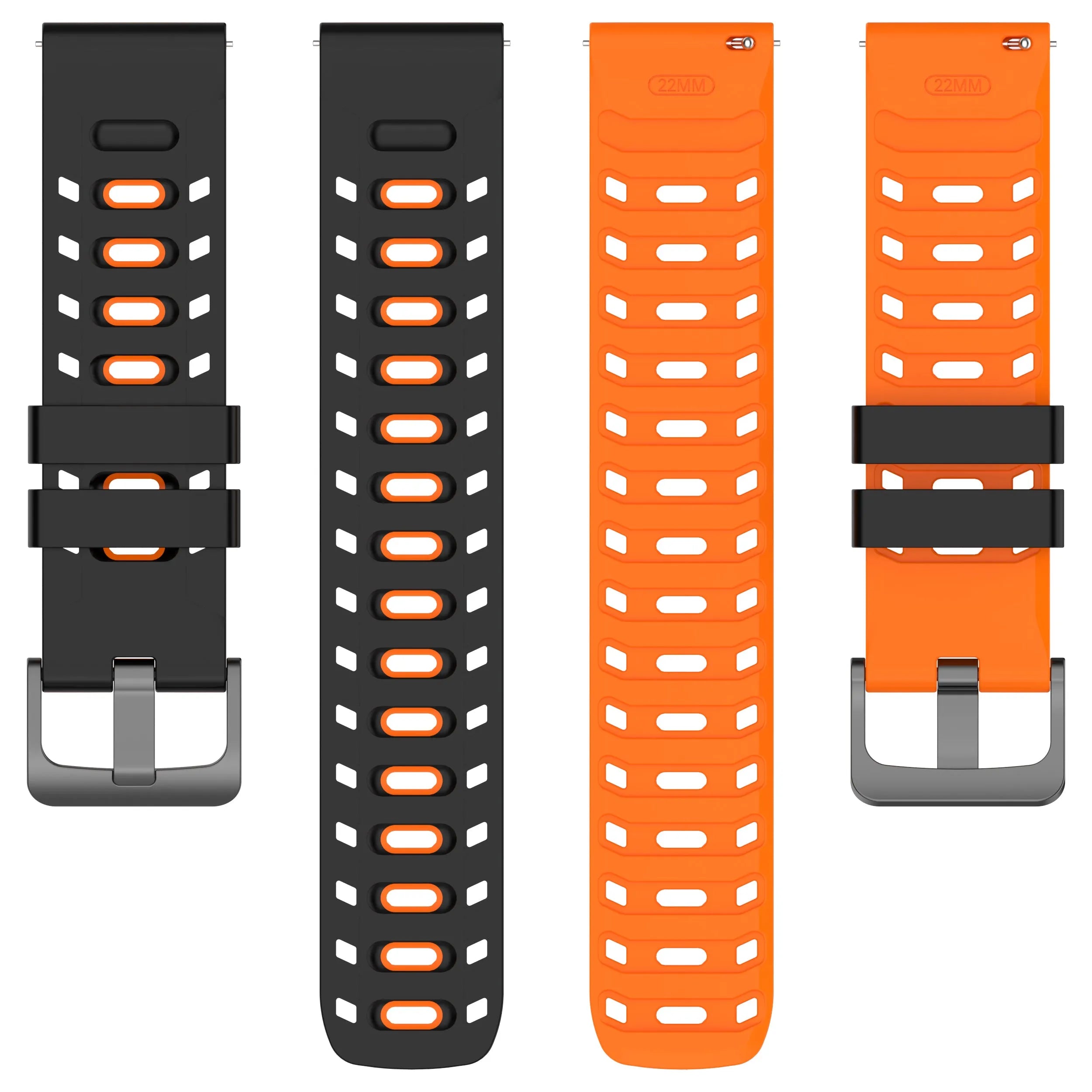 Bracelet sport tissé Suunto Vertical (noir/orange)