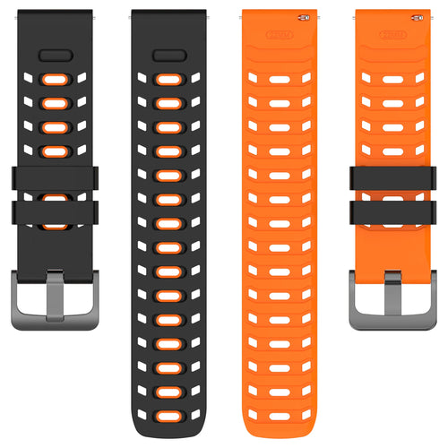 OnePlus Watch 3 Mecha Sport Strap (Black/Orange)