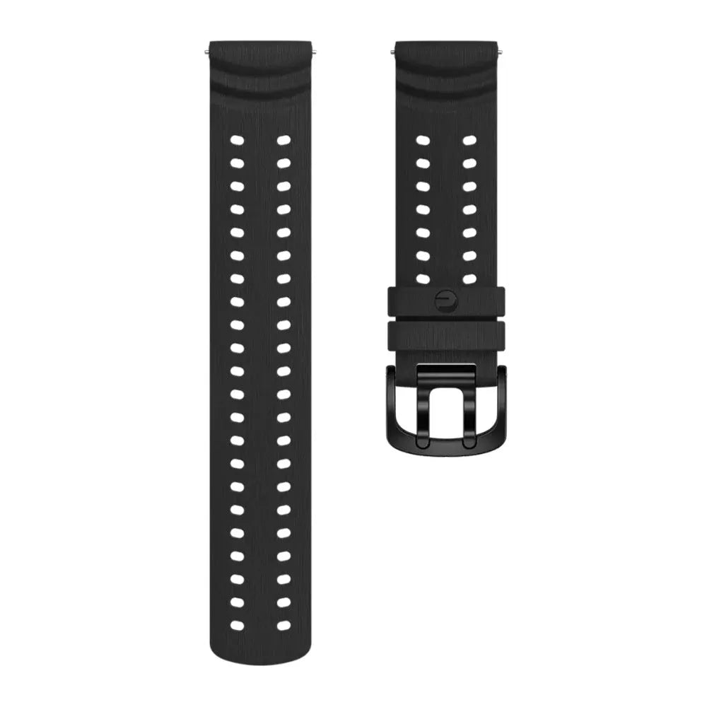 Bracelet silicone grain Polar Grit X (noir)