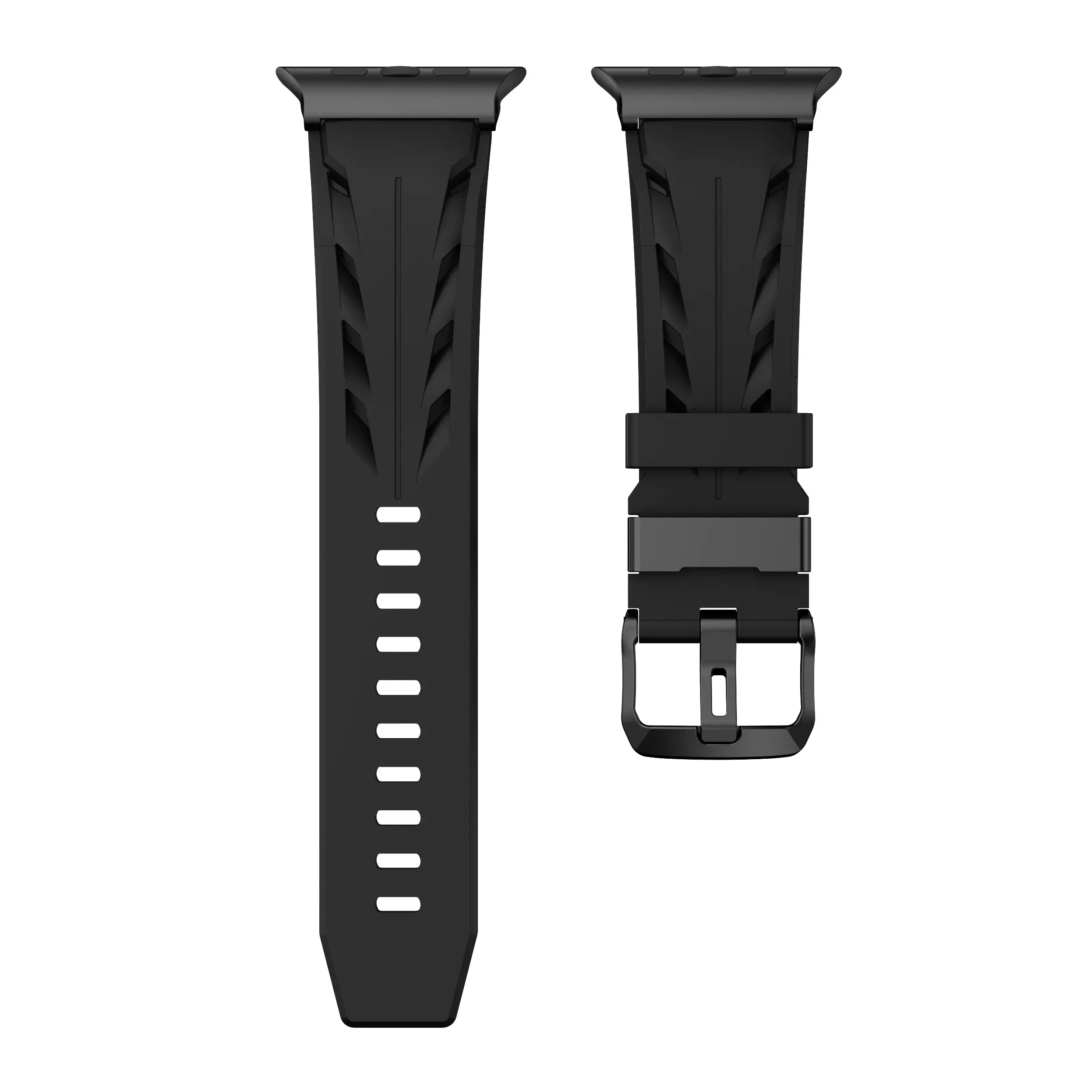 Bracelet silicone race Apple Watch (noir)