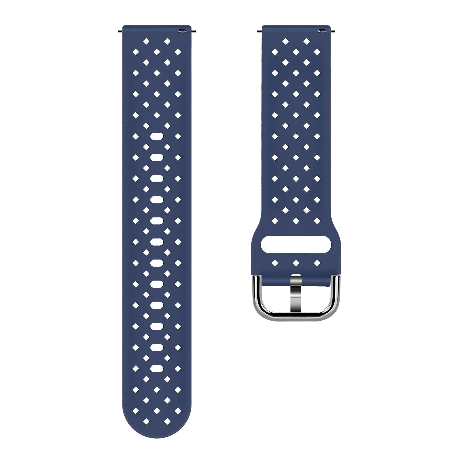 Bracelet silicone tissé Polar Ignite 2 (bleu foncé)