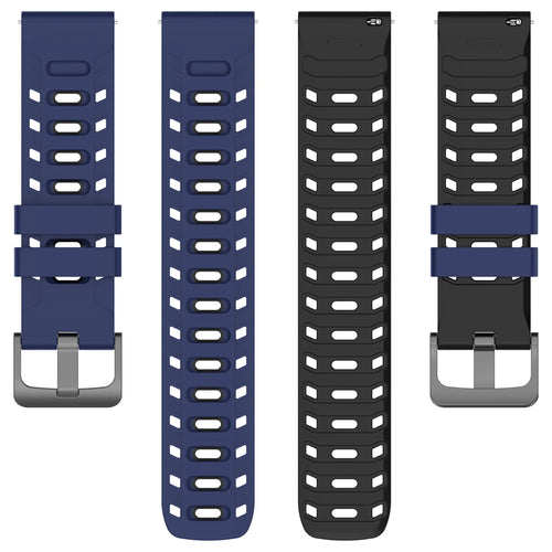 Bracelet sport Mecha Oppo Watch S (bleu foncé/noir)