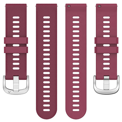 Bracelet silicone Coros Pace Pro (vin rouge)