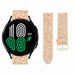 Bracelet cuir pailleté Galaxy Watch 5 - 44mm (or rose)
