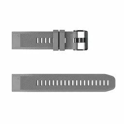 Silicone Strap, laid flat, separate parts, top and underside view