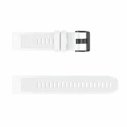 Silicone Strap, laid flat, separate parts, top and underside view