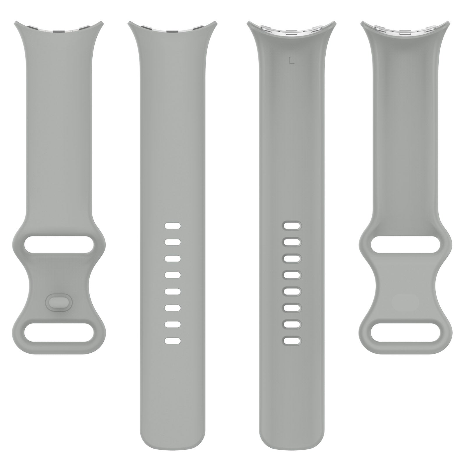 Bracelet silicone Google Pixel Watch 3 - 41mm Classic (gris)