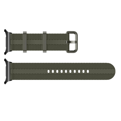 Bracelet active silicone Samsung Galaxy Watch Ultra (vert militaire)