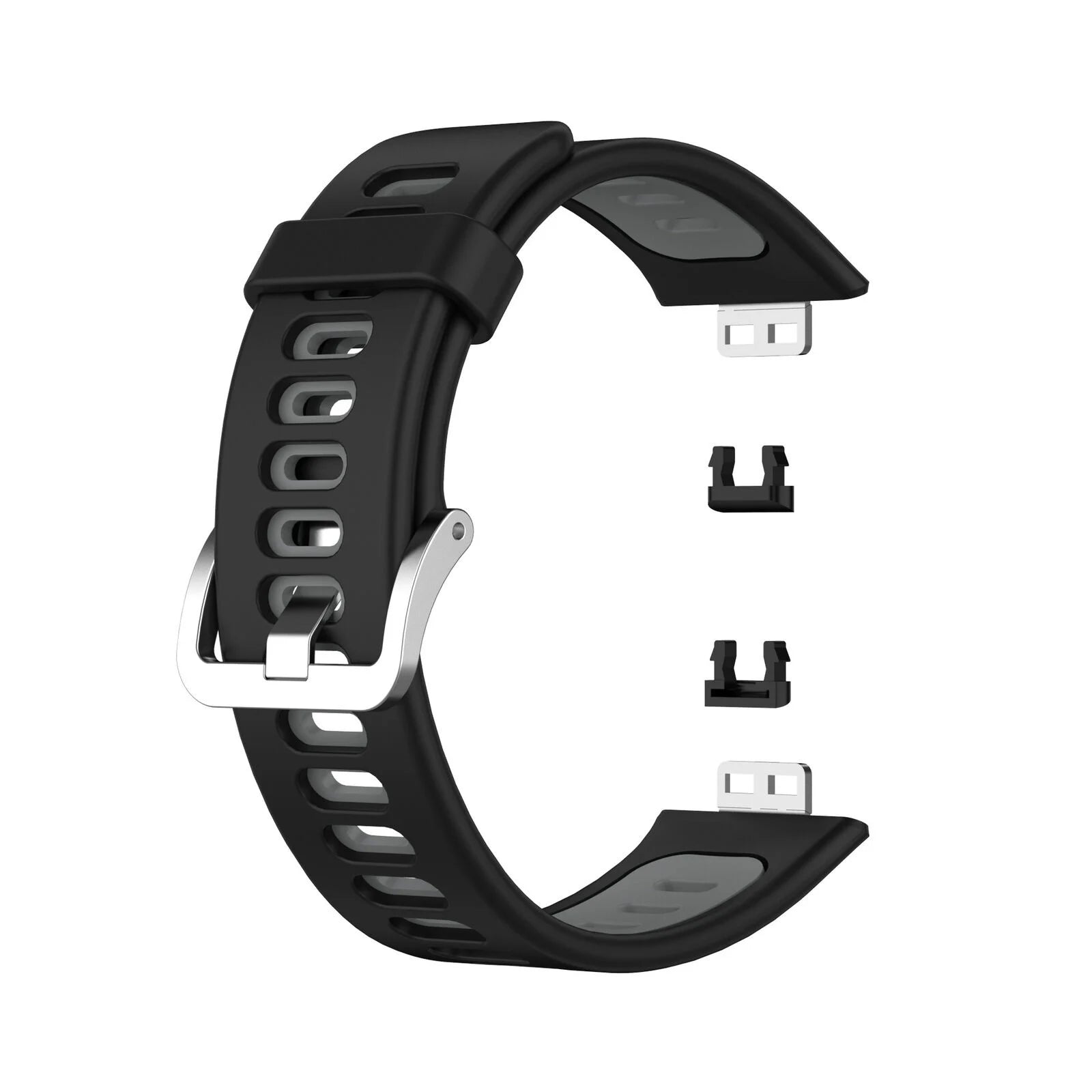 Bracelet sport bouclé Huawei Watch Fit SE (noir/gris)