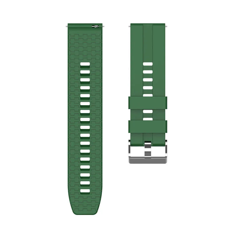 Bracelet silicone 'Extreme' Oppo Watch S (vert militaire)