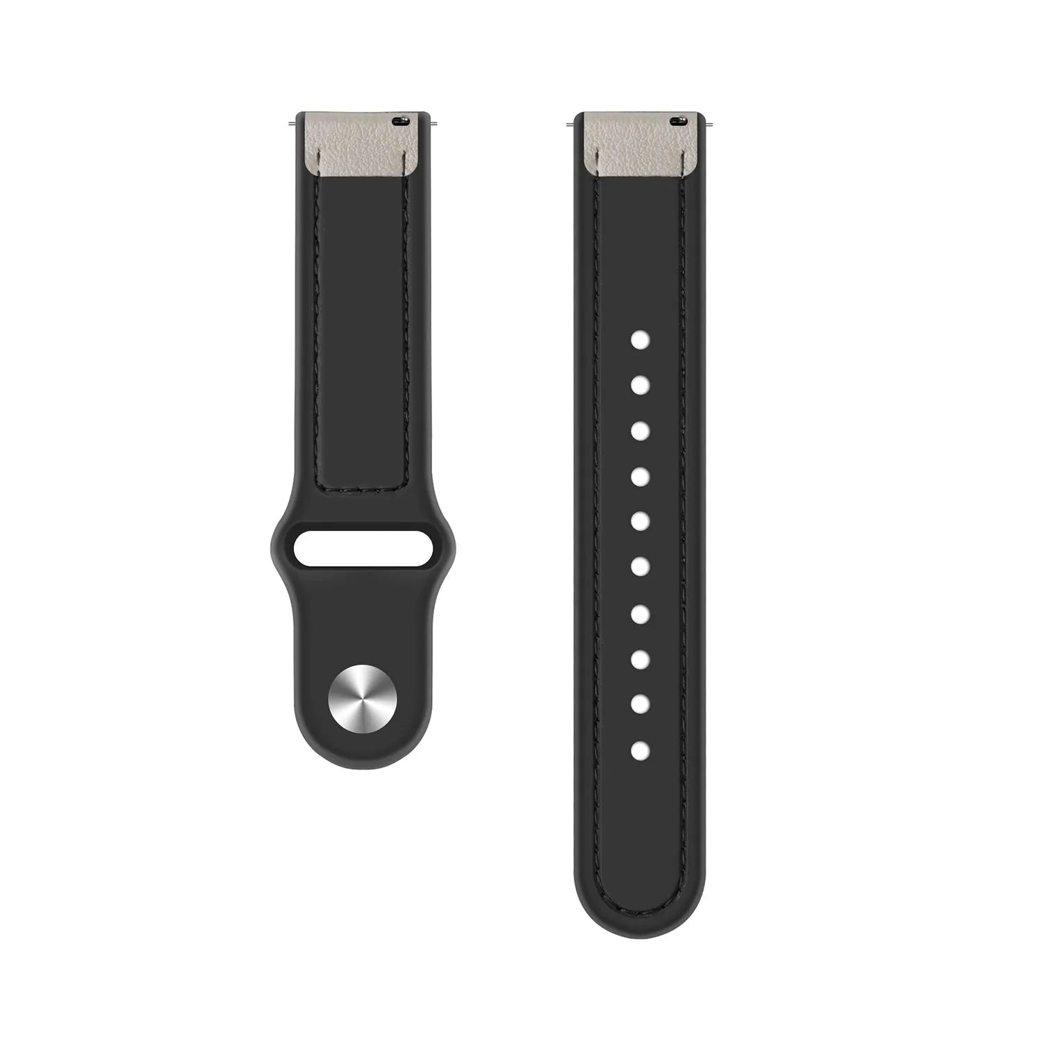 Bracelet cuir hybride Coros Apex 2 (blanc)