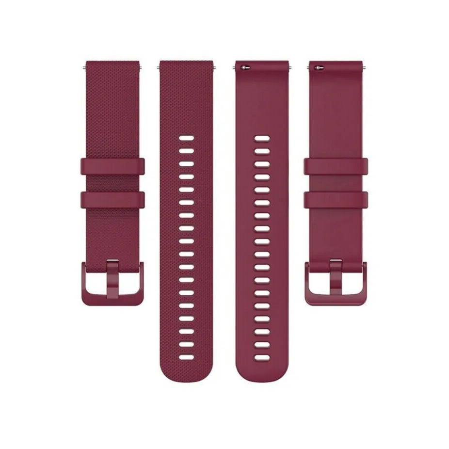 Bracelet silicone luxe Xiaomi Amazfit GTR 2 (rouge foncé)