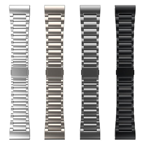 Magnetic Titanium Strap, laid flat, separate parts, top and underside view
