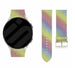 Bracelet cuir pailetté Samsung Galaxy Watch 6 - 44mm (arc-en-ciel)