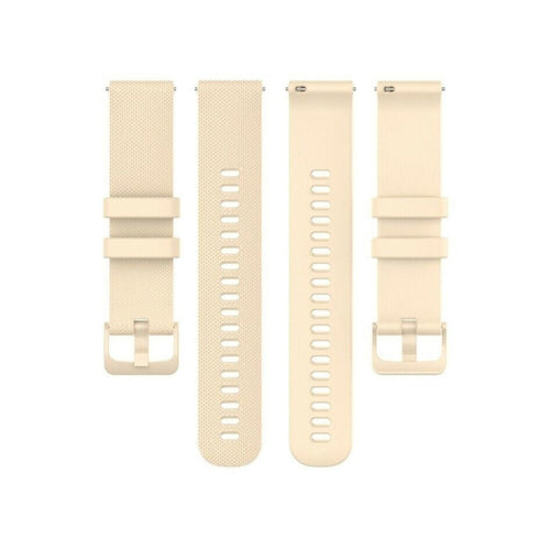 Bracelet silicone luxe Samsung Galaxy Watch 5 - 40mm (beige)