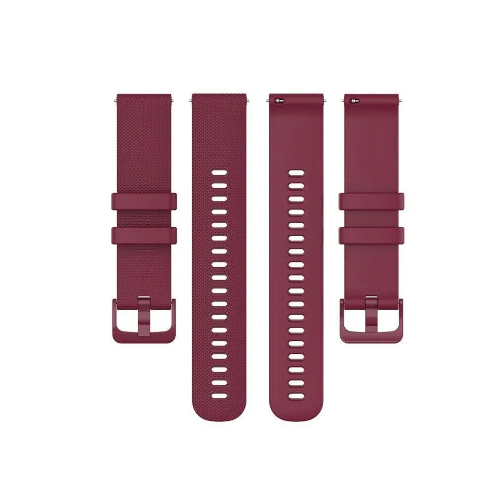 Amazfit Bip 6 Premium Silicone Strap (Wine Red)