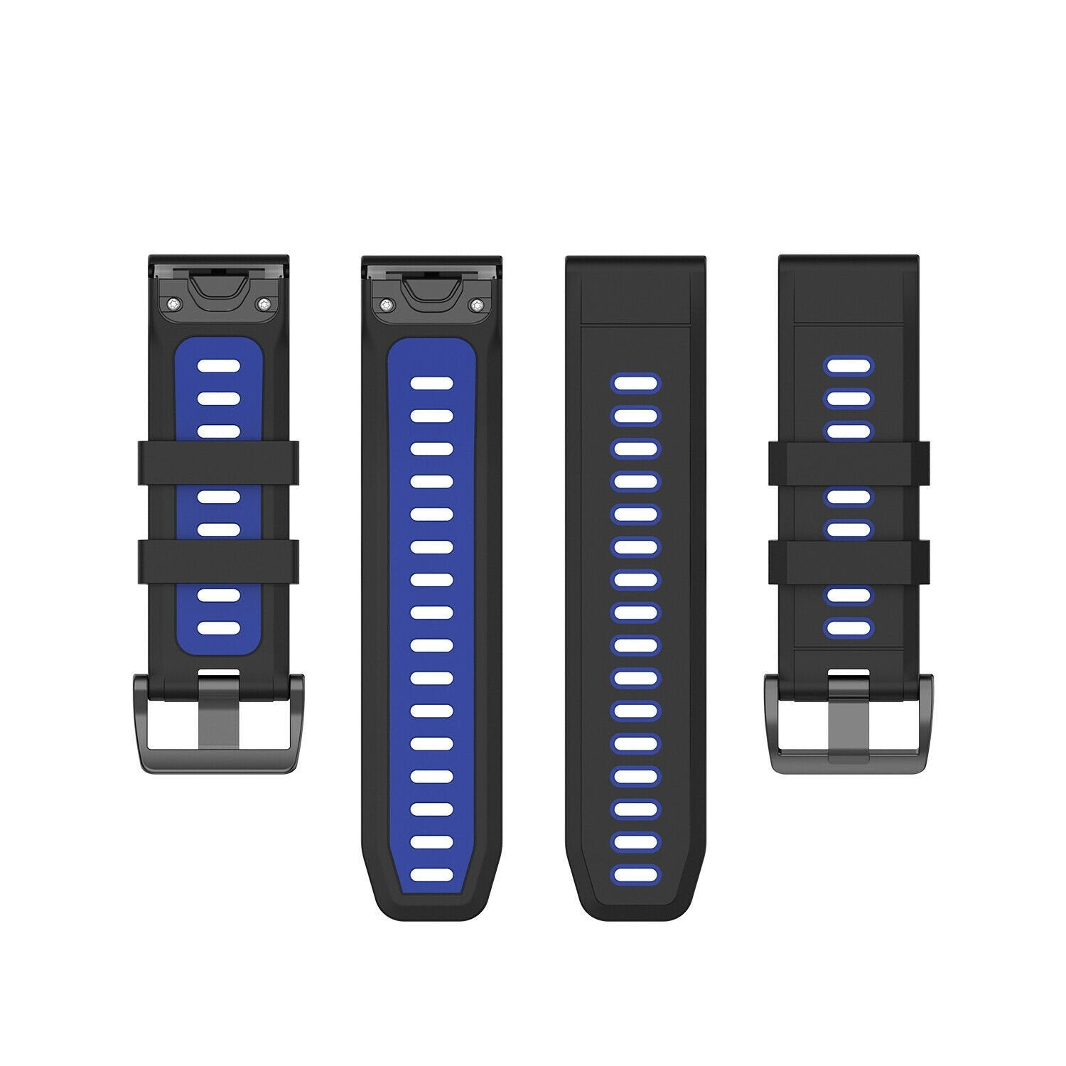 Bracelet à boucle sport Garmin Tactix 7 (noir/bleu)