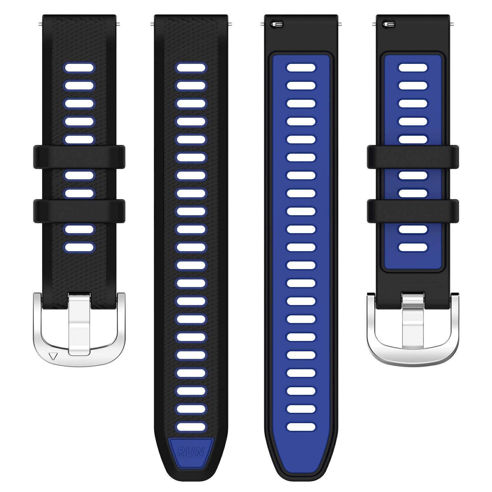 Bracelet à boucle sportive Garmin Forerunner 570 - 42mm (noir/bleu)