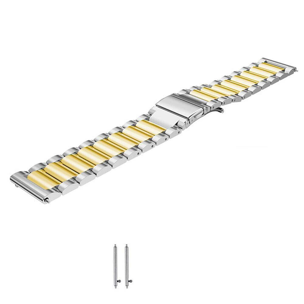 Bracelet acier Samsung Galaxy Watch FE (argent/or)