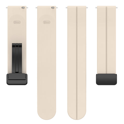 Bracelet silicone avec boucle Withings ScanWatch 2 - 42mm (lumière stellaire)