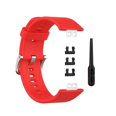 Bracelet silicone Huawei Watch Fit SE (rouge)