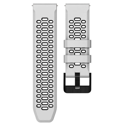 Bracelet sport avec boucle Coros Apex 4 - 46mm (blanc/noir)