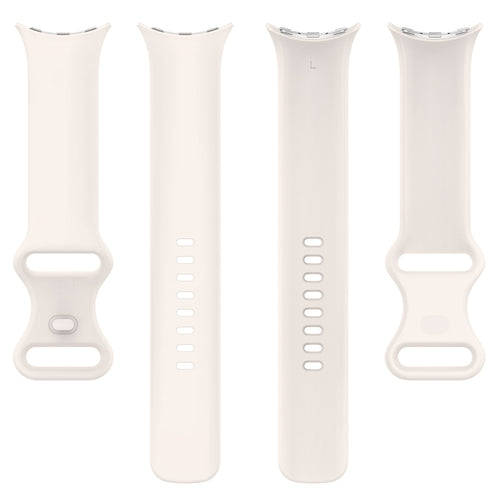 Google Pixel Watch 4 - 45mm Silicone Classic Strap (Sand White)