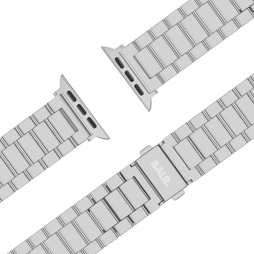 BALR Bracelet acier Apple Watch Ultra (argent)