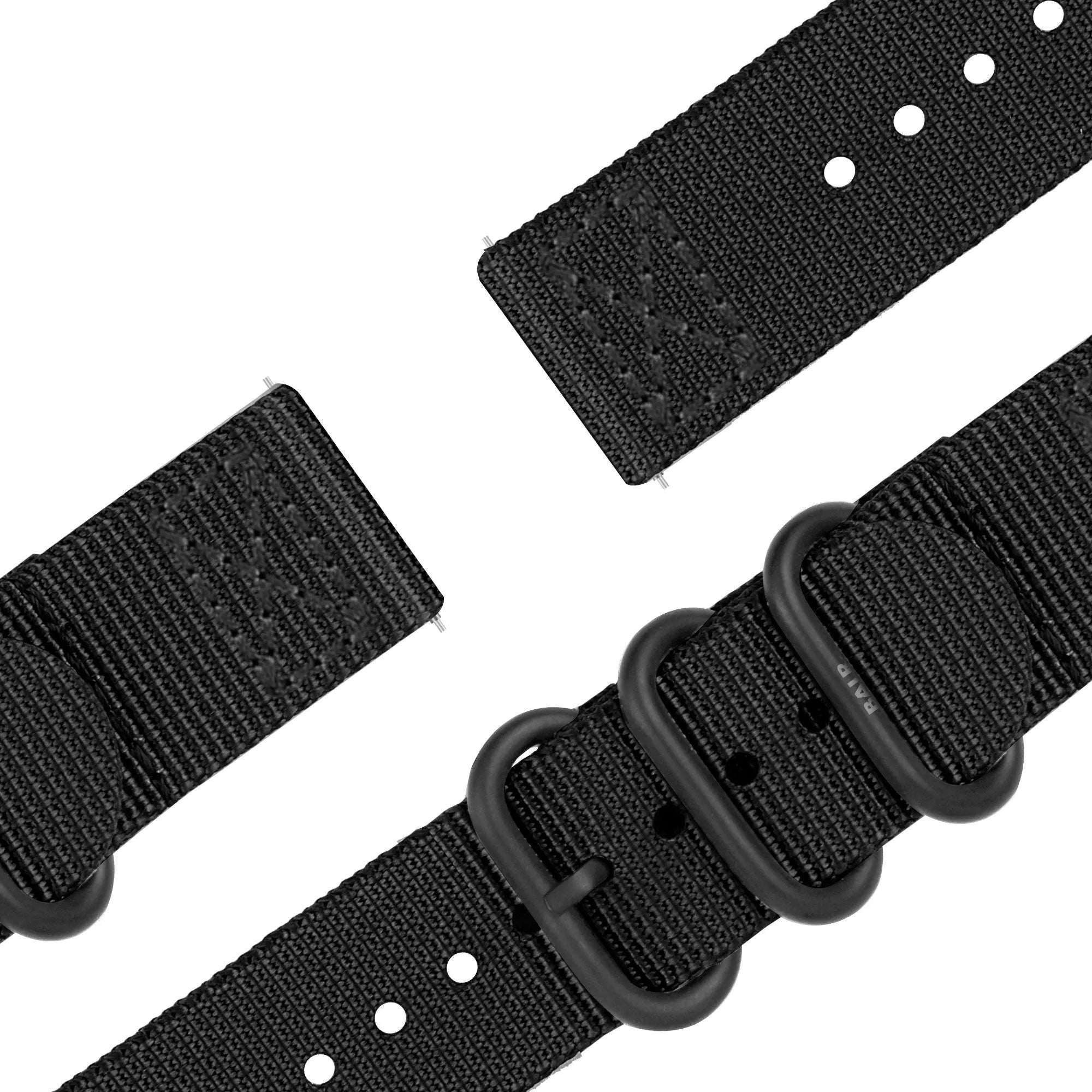 BALR Bracelet nylon avec boucle Polar Vantage M (noir)