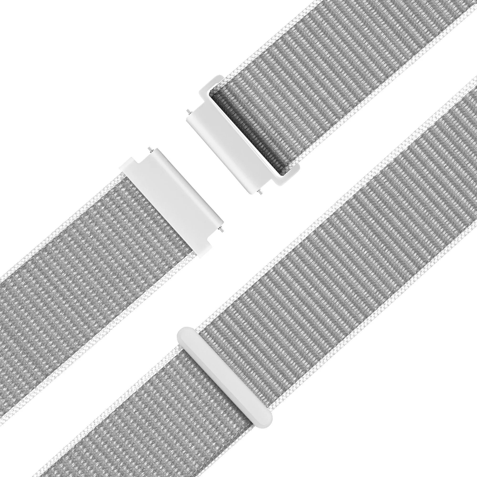 Bandz Bracelet nylon à boucle Pebble Round 2 - 20mm (gris)