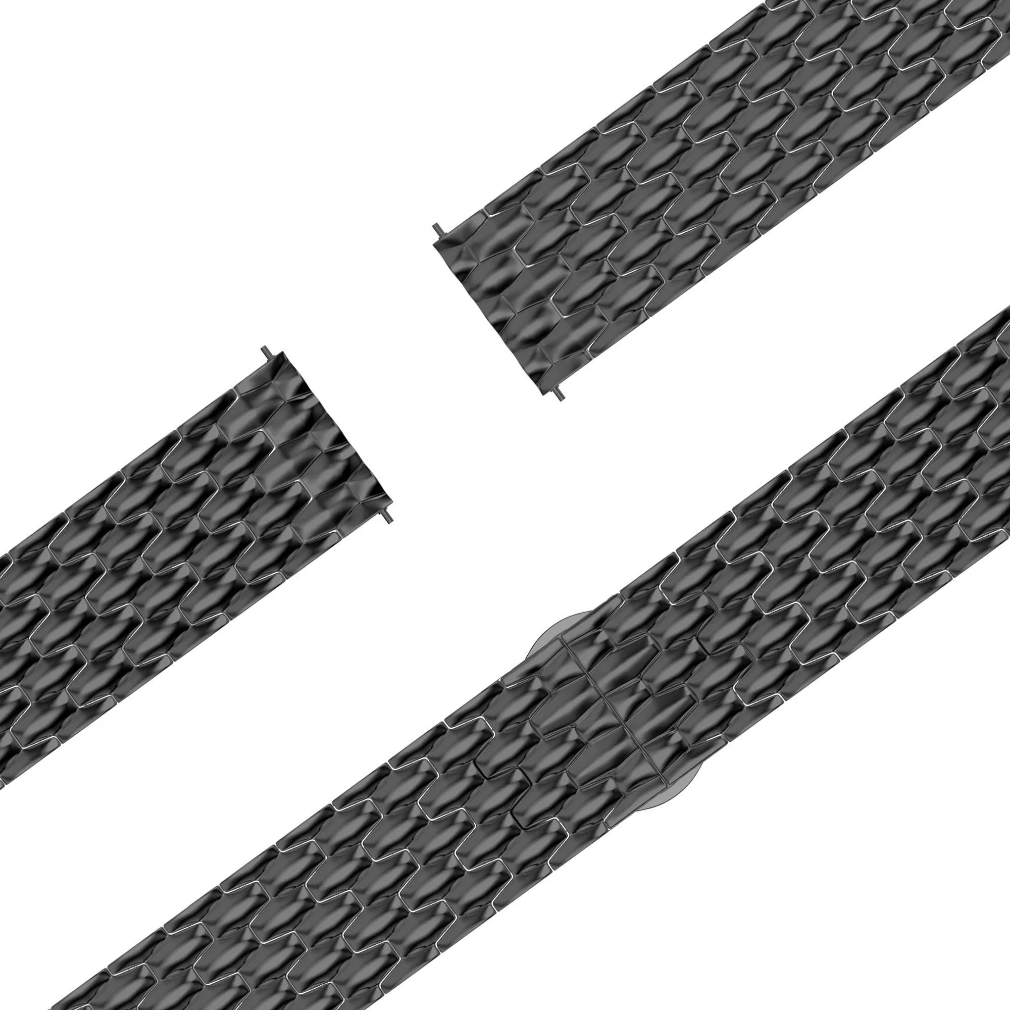 Bandz Coros Apex 42mm Steel Strap 'Dragon' (Black)