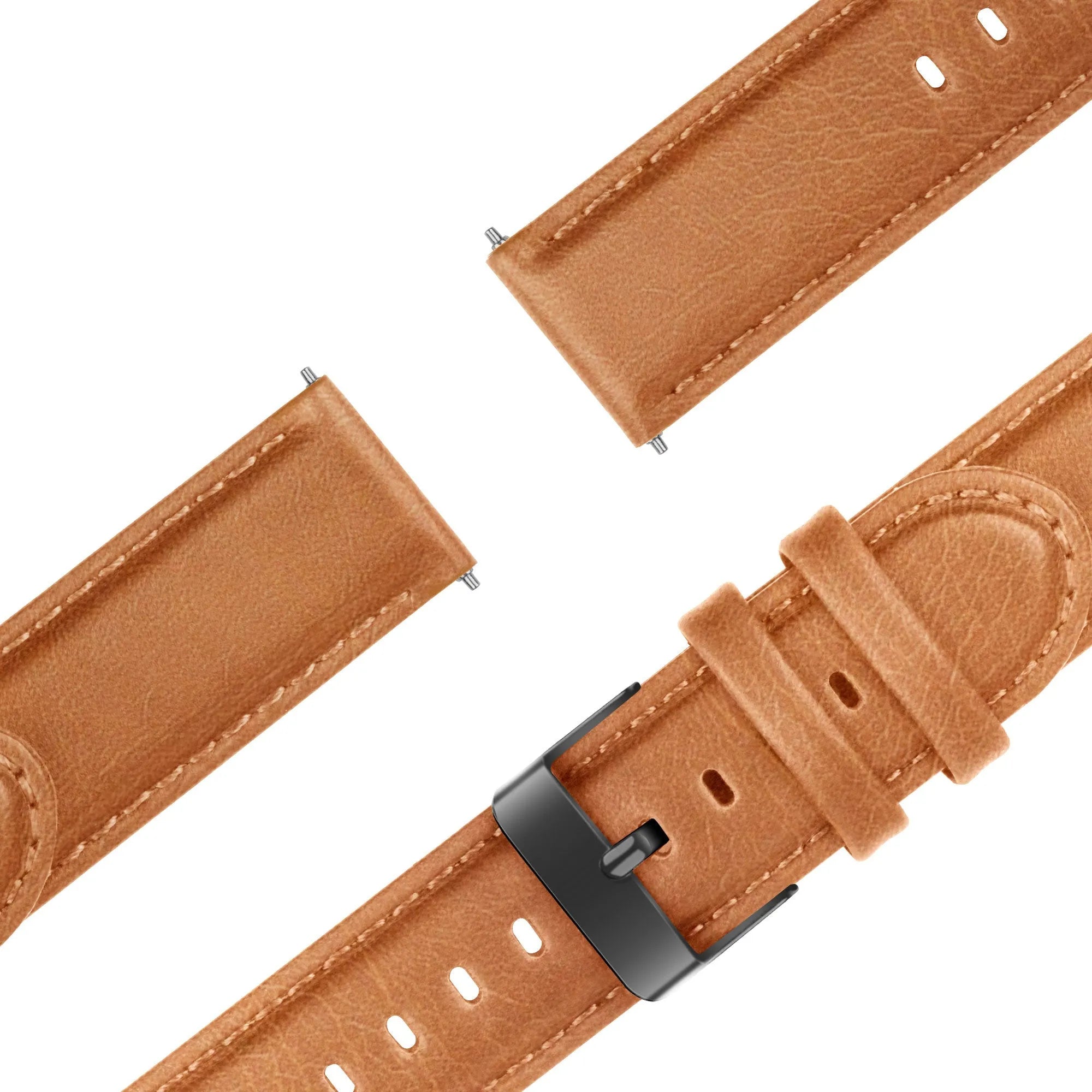 Bandz Bracelet cuir 'Classic' Amazfit Cheetah 2 Pro (marron)